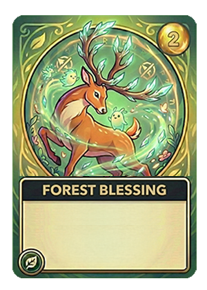 Forest Blessing - Nature card